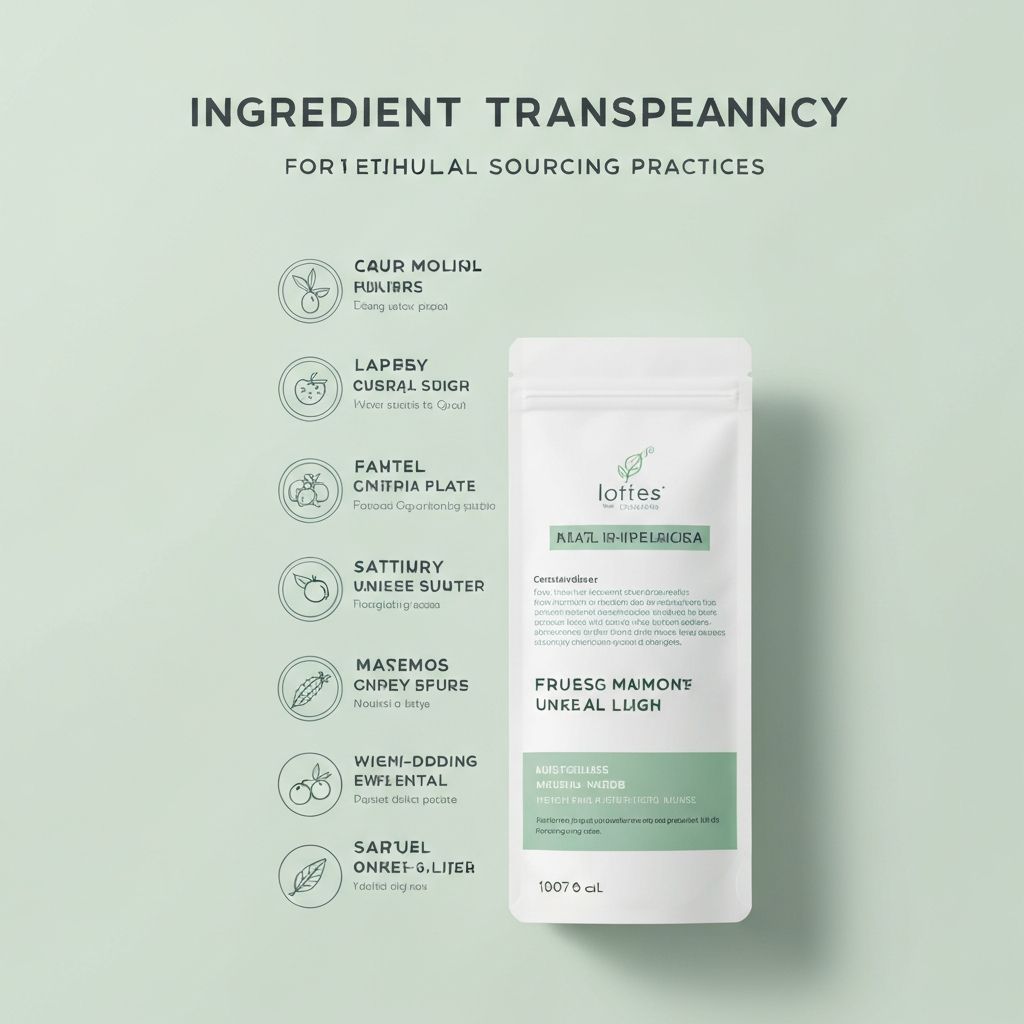 Transparency and ingredient clarity