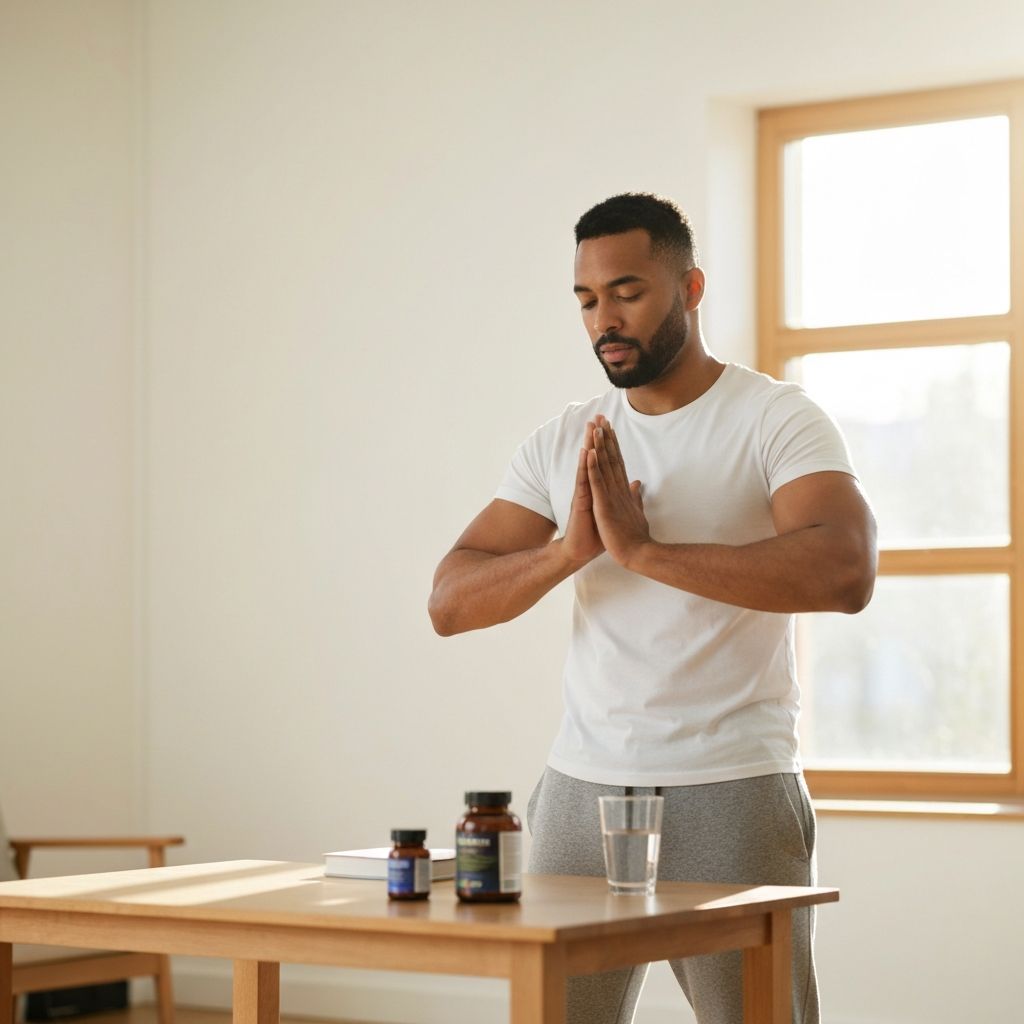 Men's daily supplement routine