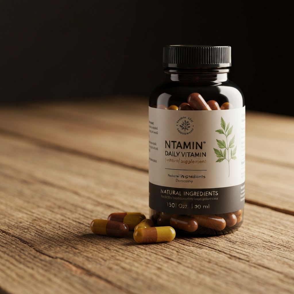 Men's daily vitality supplement complex