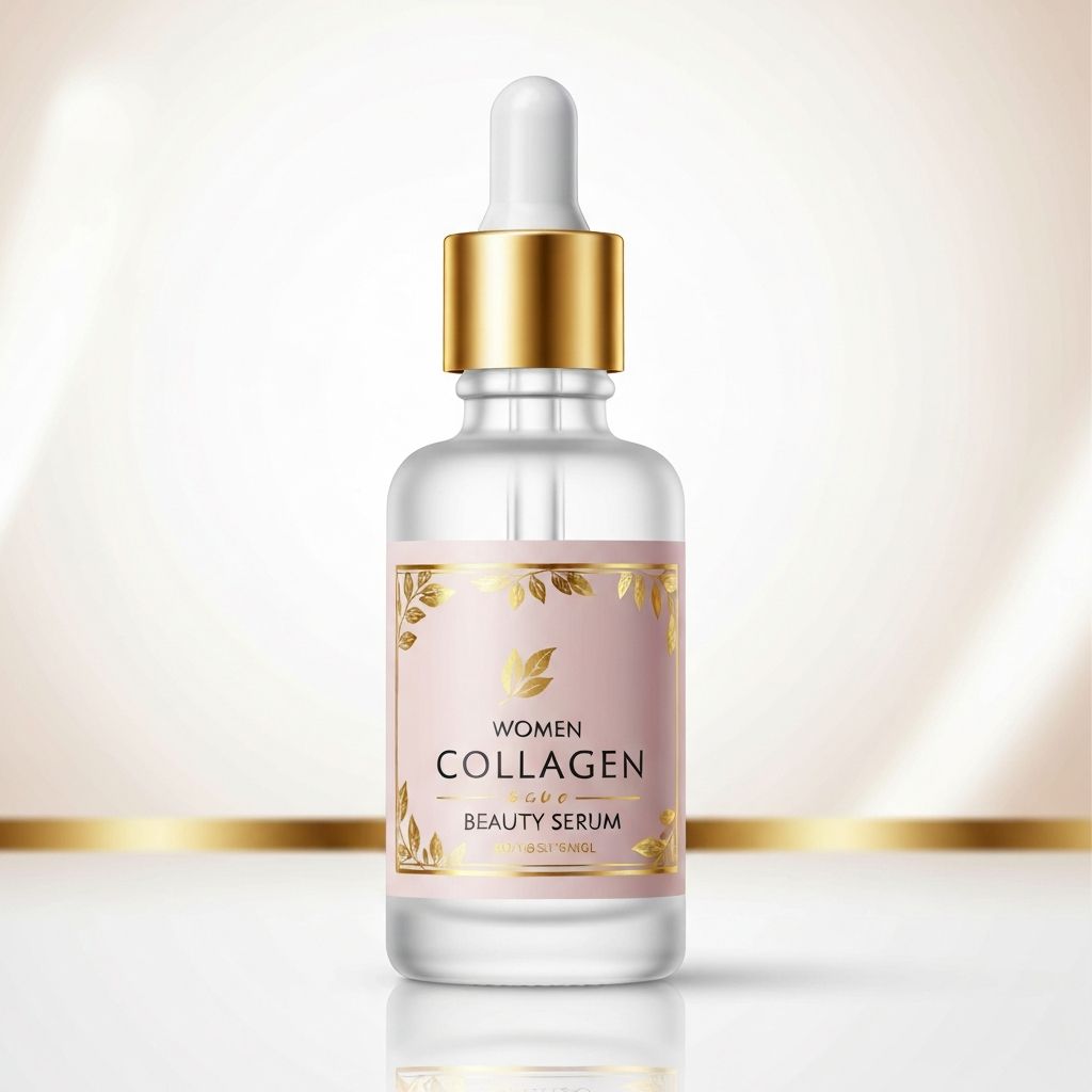 Women's collagen face serum